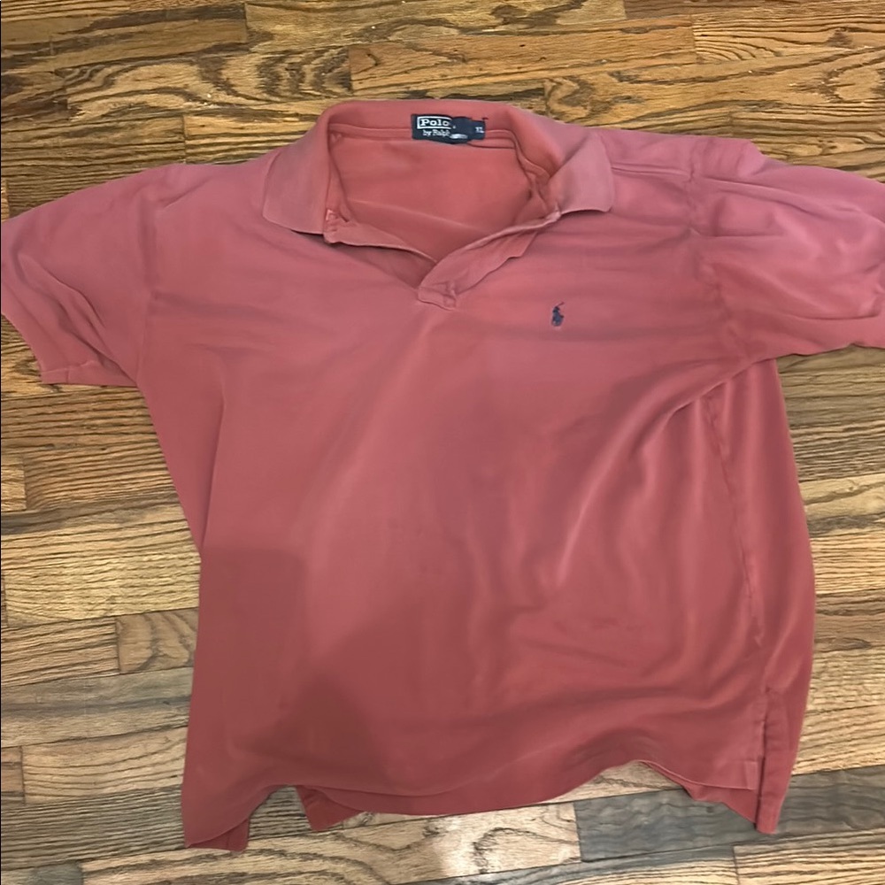 Polo by Ralph Lauren Red Cotton Polo Shirt
